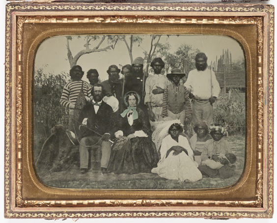 Plantation owner with his wife and servants, c.1855, Unknown, National Media Museum