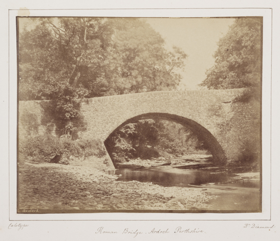 Roman Bridge, Ardoch, Perthshire, 1854, Dr. Hugh Welch Diamond, The Royal Photographic Society Collection, National Media Museum