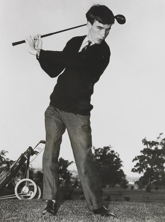 Pupil at the Royal Victorian Institute for the Blind playing golf, 1966, Unknown, Daily Herald Archive, National Media Museum 