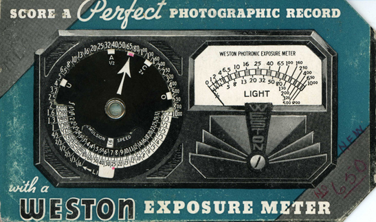 Promotional material for Weston Exposure Meters, Kodak Collection at the National Media Museum / SSPL