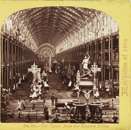 'The Nave, From the Eastern Dome', 1862, London Stereoscopic Company, Kodak Collection, National Media Museum / SSPL