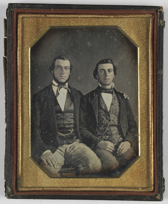 Portrait of two men, c. 1850, Kodak Collection, National Media Museum