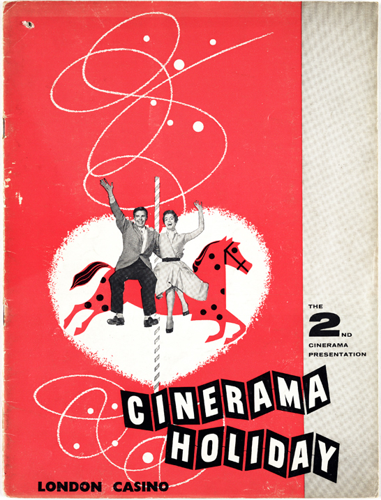 Cinerama Holiday promotional booklet, 1955