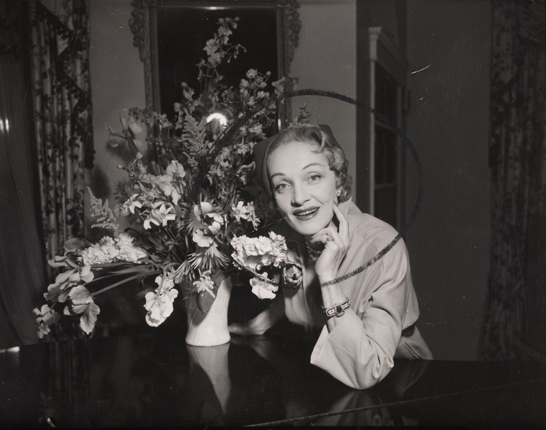 Portrait of Marlene Dietrich, 23 May 1955, A. Tanner Daily Herald Archive, National Media Museum