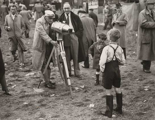 A young boy poses for his photograph at Epsom Derby, 1947, William Jones, National Media Museum Collection