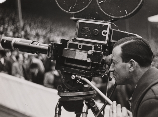 Filming the 1934-35 cup final, 1935, James Jarché, Daily Herald Archive, National Media Museum Collection / SSPL