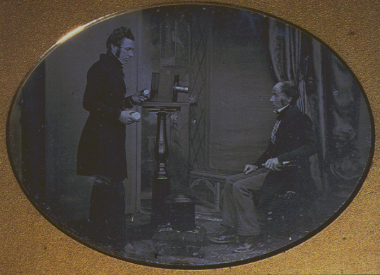 Jabez Hogg and Mr. Johnson, 1843, Richard Beard, National Media Museum Collection / SSPL