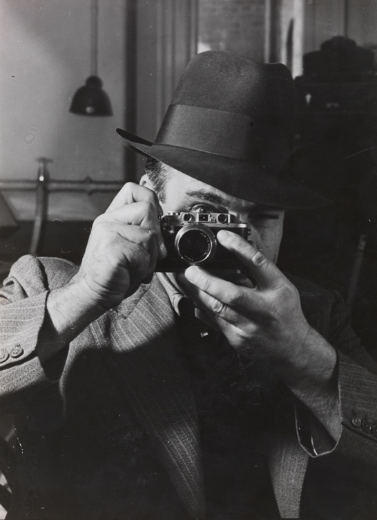 James Jarché with his Leica, 8 February 1938, James Jarché, Daily Herald Archive, National Media Museum Collection / SSPL