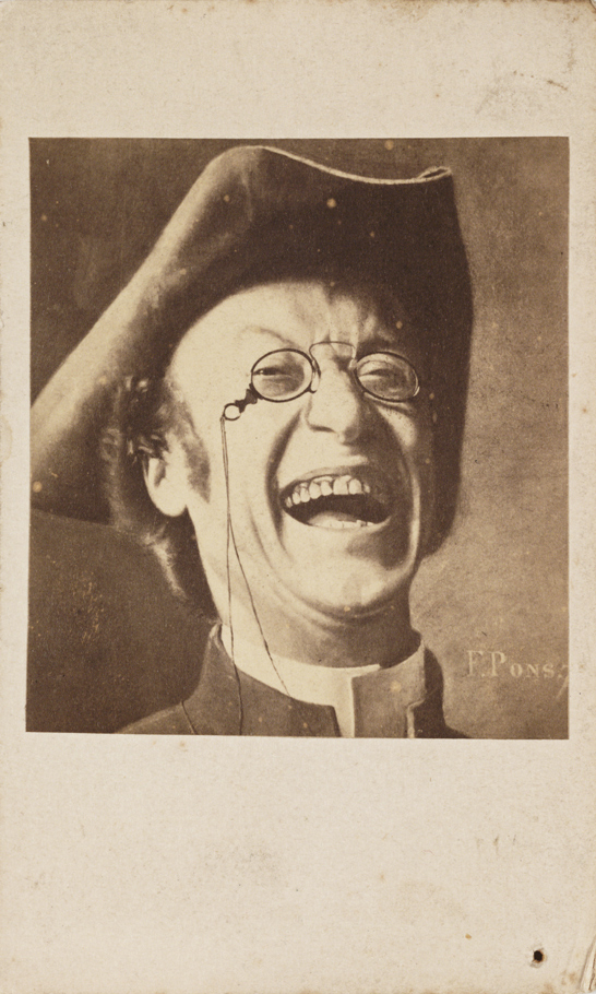 Laughing man, c.1875, F. Pons, National Media Museum Collection