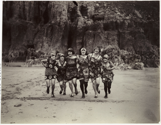 Women running on a beach, c.1925, National Media Museum Collection / SSPL