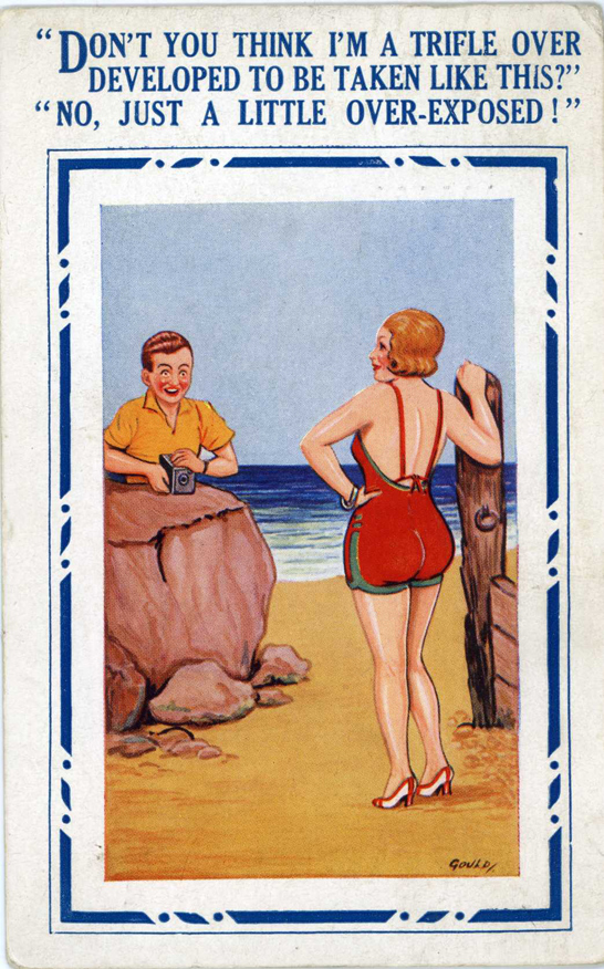 Seaside snaps postcard, National Media Museum Collection