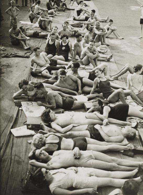 Sun bathers at the lido, 14 September 1934, Edward George Malindine, Daily Herald Archive, National Media Museum Collection / SSPL