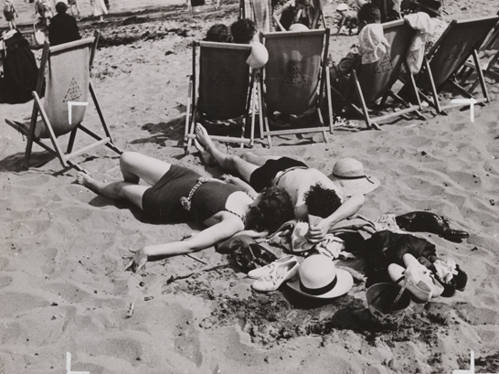 Sunbathing in the sand, 4 July 1936, James Jarché, Daily Herald Archive, National Media Museum Collection / SSPL