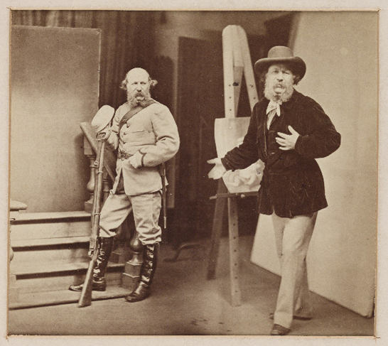 'Rejlander Introduces Rejlander...', c. 1865, The Royal Photographic Society Collection, National Media Museum / SSPL