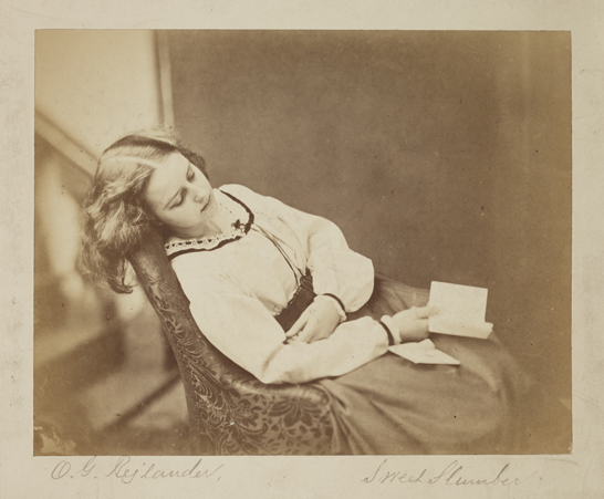 'Sweet Slumber', c.1860, Oscar Gustave Rejlander, The Royal Photographic Society Collection, National Media Museum / SSPL