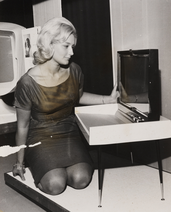 'Fold-Away TV of the Future', 1961, Reuter Press Agency © National Media Museum, Bradford / SSPL. Creative Commons BY-NC-SA