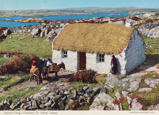 'Thatched Cottage in the Yeats Country...', c.1958, John Hinde © John Hinde Ltd.