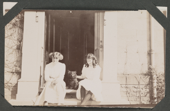 Two women sitting on a doorstep, c. 1912, unknown photographer © National Media Museum, Bradford / SSPL. Creative Commons BY-NC-SA