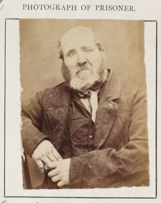 Potrait of a prisoner [William Copeland], 1874 © National Media Museum, Bradford / SSPL. Creative Commons BY-NC-SACopeland, aged 48, was arrested in Gateshead in September 1874 and sentenced to six months hard labour for theft. 