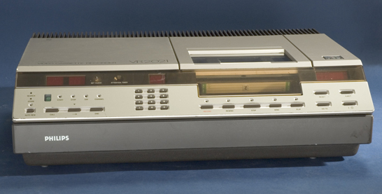Philips V2000 video recorder, c. 1980 © National Media Museum, Bradford / SSPL. Creative Commons BY-NC-SA
