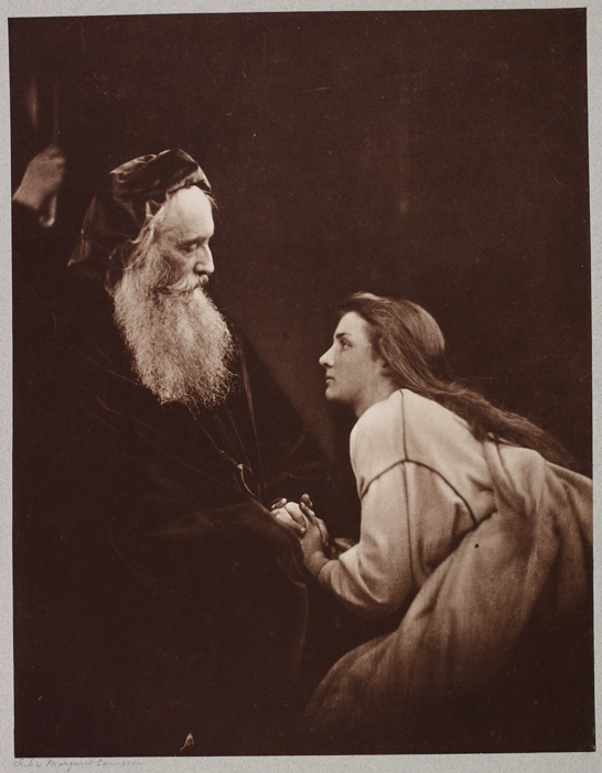 'Prospero and Miranda', 1868, Julia Margaret Cameron © The Royal Photographic Society Collection 