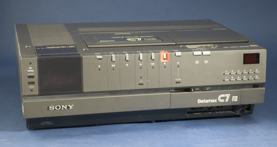 Sony Betamax SL-C7 machine, 1980 © National Media Museum, Bradford / SSPL. Creative Commons BY-NC-SA