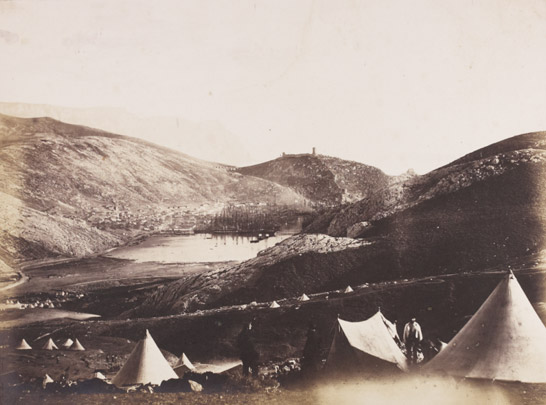 Balaklava from Guard's Hill, Crimea, 1855, Roger Fenton, The Royal Photographic Society Collection © National Media Museum, Bradford / SSPL. Creative Commons BY-NC-SA