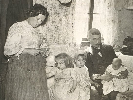 East End family in their home with no money or food, The Topical Press Agency Ltd © National Media Museum, Bradford / SSPL. Creative Commons BY-NC-SA