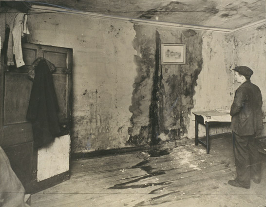 Man inside a slum house, c. 1935, Daily Herald © National Media Museum, Bradford / SSPL. Creative Commons BY-NC-SA