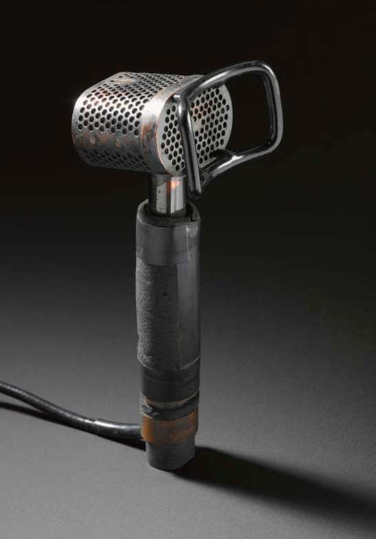 A Marconi Type L ‘lip’ microphone from the BBC Collection, c. 1937