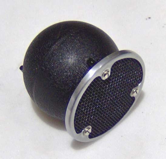First introduced in 1935, this later ‘F’ version of the classic STC 4021 ‘Apple and Biscuit’ microphone dates from about 1965 (BBC Collection)