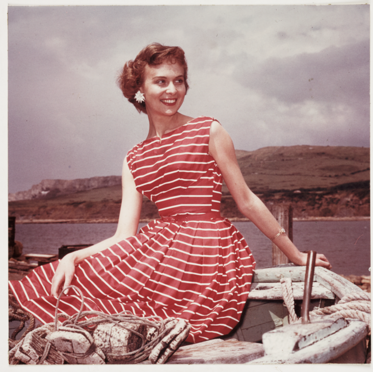 Woman in a boat