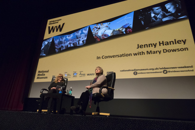 Bond & Beyond: Screen Talk with Jenny Hanley, part of Widescreen weekend 2016.
