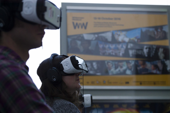 VR demonstration, part of Widescreen Weekend 2016