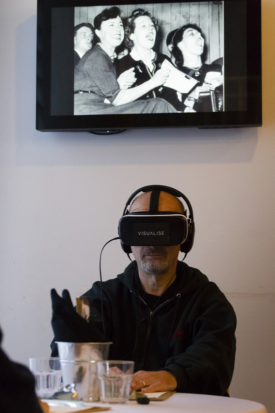 VR demonstration, part of Widescreen Weekend 2016
