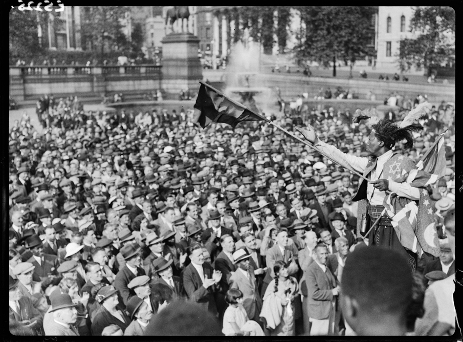 Crowds at a meeting in Trafalgar Square, 15 August 1935. Harold Tomlin / Daily Herald Archive / National Science and Media Museum Collection / SSPL