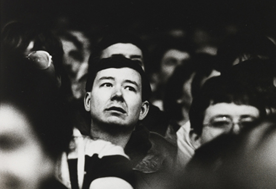 Bradford Fan. Anxious moments in the stand © Eamonn McCabe National Science and Media Museum Collection