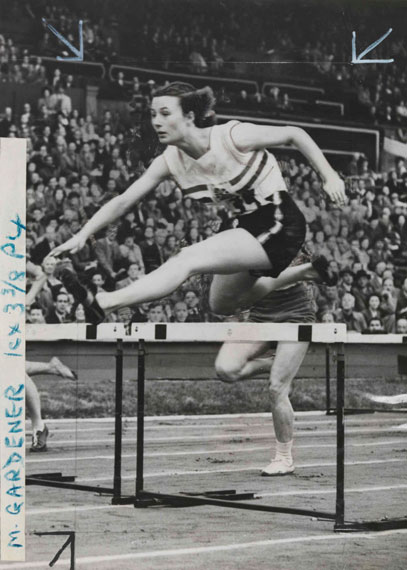 British Favourite, Maureen Gardner. 1948 Olympics, London