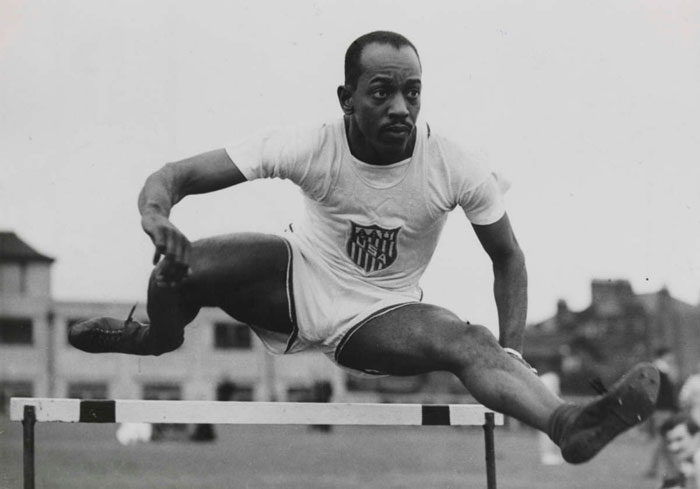 Harrison Dillard in the hurdles, 1948 Olympics, London