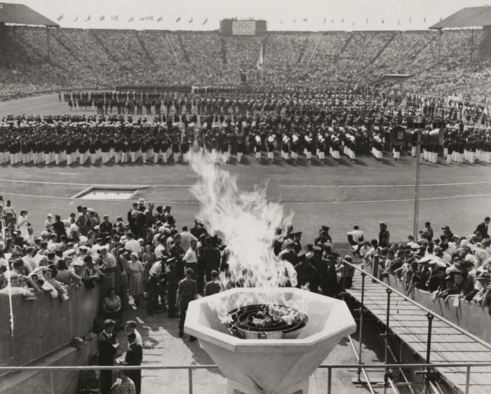 Opening of the 1948 Olympics in London, 29 July, 1948