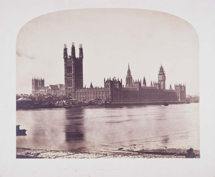 Photograph of Houses of Parliament from Lambeth Palace