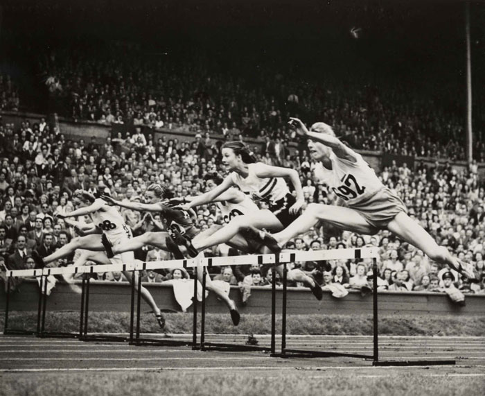 Women's final of 80m Hurdles, 1948 Olympics, London