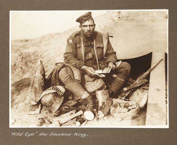 Picture of Wild Eye, the Souvenir King, a British World War One soldier