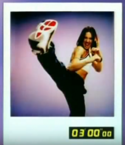 Mel C in a promotional image for the Polaroid SpiceCam