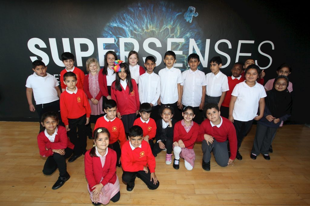 Students from Westminster Primary Academy on their visit to Supersenses