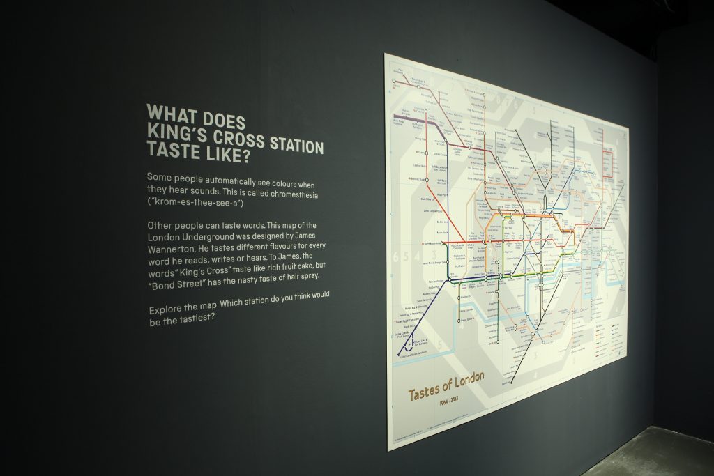 London Underground taste map, 2013, by James Wannerton & Transport for London