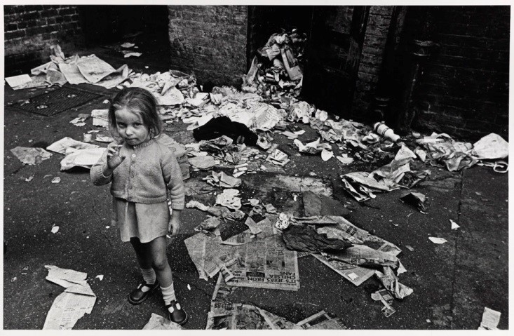 The rubbish surrounding the basement flat of the R's flat, London by Nick Hedges 