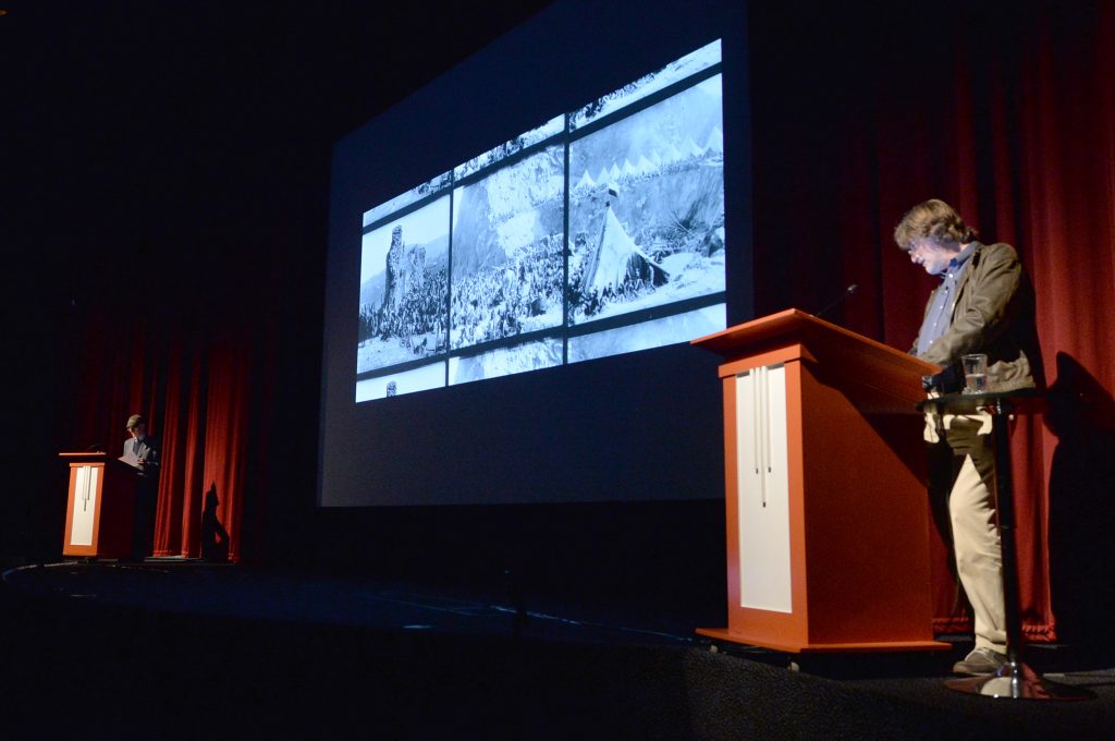Kevin Brownlow discusses Napoléon at Widescreen Weekend 2017