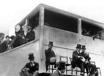 Birt Acres in an elevated seat at the Prince's Derby