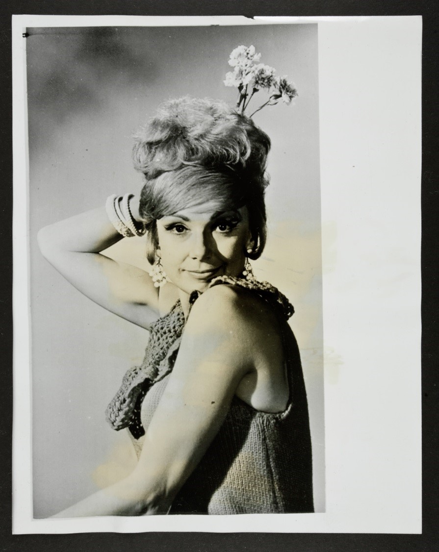 Portrait photograph of Edie Adams for her role in "The Oscar"